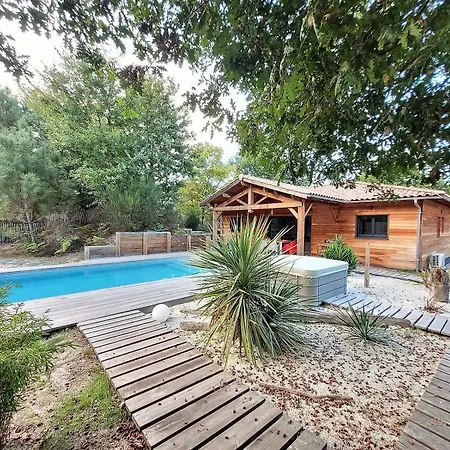 Maison Bois 4 Ch Piscine&spa Proche Contis Océan
